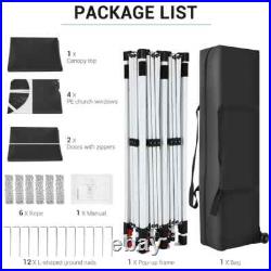 10x30'10' Heavy Duty Pop Up Canopy Commercial Tent Waterproof Gazebo Outdoor #