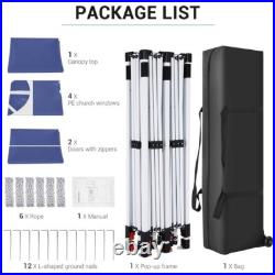 10x30'10' Heavy Duty Pop Up Canopy Commercial Tent Waterproof Gazebo Outdoor! US