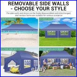 10x30'10' Heavy Duty Pop Up Canopy Commercial Tent Waterproof Gazebo Outdoor! US