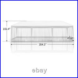 10x30 10x20 10x10 Mesh Party Tent Canopy Mosquito Netting Sidewalls Outdoor