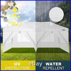 10x30'/10x20' Heavy Duty Pop Up Canopy Commercial Tent Waterproof Gazebo Outdoor