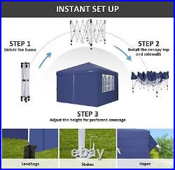 10x30/20 EZ Canopy Gazebo Easy Pop Up Waterproof Tent Outdoor Wedding Party Tent