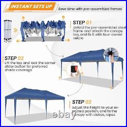 10x30/20 Heavy Duty / Pop Up Canopy Party Tent Waterproof Gazebo Outdoor Wedding