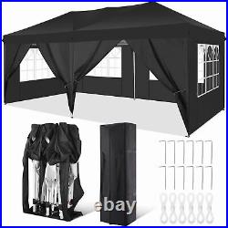 10x30/20FT Heavy Duty EZ Pop Up Canopy Commercial Party Tent Waterproof Gazebo