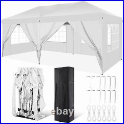 10x30/20FT Heavy Duty Pop Up Canopy Commercial Tent Waterproof Gazebo Outdoor