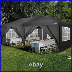 10x30/20ft Canopy Gazebo Easy Pop Up Waterproof Tent Outdoor Wedding Party Tent