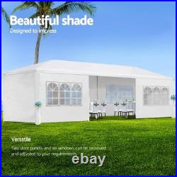 10x30' Canopy Tent with 8 Removable Sidewalls, Outdoor Event Gazebo, Wind-Res