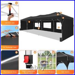 10x30' Commercial Pop UP Canopy Party Tent Folding Waterproof Gazebo Heavy Duty
