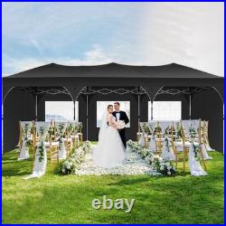 10x30' Commercial Pop UP Canopy Party Tent Folding Waterproof Gazebo Heavy Duty