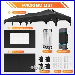 10x30' Commercial Pop UP Canopy Party Tent Folding Waterproof Gazebo Heavy Duty