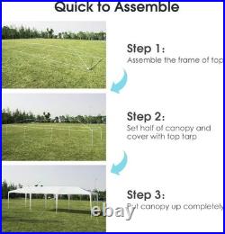 10x30 Feet Outdoor Canopy Tent Durable, Water-Resistant for Parties & Weddings