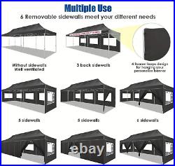 10x30 Heavy Duty Pop Up Beach Commercial Tent Waterproof Gazebo Outdoor Party