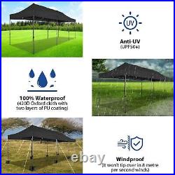 10x30' Heavy Duty Pop Up Canopy Commercial Tent Waterproof Gazebo Outdoor NEW