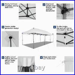 10x30' Heavy Duty Pop Up Canopy Commercial Tent Waterproof Gazebo Outdoor! NEW