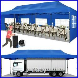 10x30 Heavy Duty Pop Up Canopy Commercial Tent Waterproof Gazebo Outdoor Party#