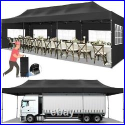 10x30' Heavy Duty Pop Up Canopy Commercial Tent Waterproof Gazebo Outdoor Party