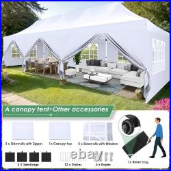 10x30' Heavy Duty Pop Up Canopy Commercial Tent Waterproof Gazebo Outdoor Party