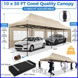 10x30' Heavy Duty Pop Up Canopy Commercial Tent Waterproof Gazebo Outdoor Party
