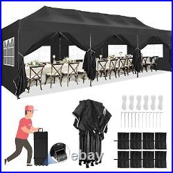 10x30' Heavy Duty Pop Up Canopy Commercial Tent Waterproof Gazebo Outdoor Party