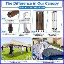 10x30' Heavy Duty Pop Up Canopy Commercial Tent Waterproof Gazebo Outdoor Party
