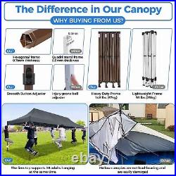 10x30' Heavy Duty Pop Up Canopy Commercial Tent Waterproof Gazebo Outdoor Party