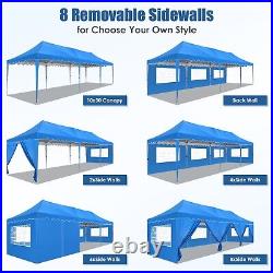 10x30 Heavy Duty Pop Up Canopy Commercial Tent Waterproof Gazebo Outdoor Party#