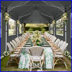 10x30 Heavy Duty Pop Up Canopy Commercial Tent Waterproof Gazebo Outdoor Party