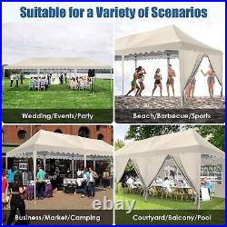 10x30' Heavy Duty Pop Up Canopy Commercial Tent Waterproof Gazebo Outdoor Party