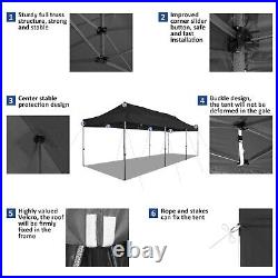 10x30' Heavy Duty Pop Up Canopy Commercial Tent Waterproof Gazebo Outdoor Party