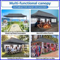 10x30' Heavy Duty Pop Up Canopy Commercial Tent Waterproof Gazebo Outdoor Party#