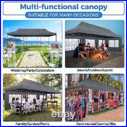 10x30' Heavy Duty Pop Up Canopy Commercial Tent Waterproof Gazebo Outdoor Party