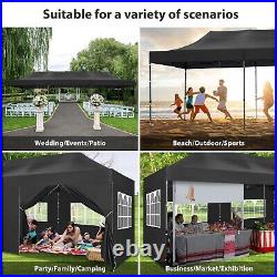 10x30' Heavy Duty Pop Up Canopy Commercial Tent Waterproof Gazebo Outdoor Party