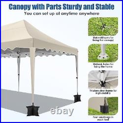 10x30' Heavy Duty Pop Up Canopy Commercial Tent Waterproof Gazebo Outdoor Party