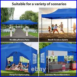 10x30 Heavy Duty Pop Up Canopy Commercial Tent Waterproof Gazebo Outdoor Party#