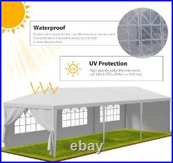 10x30' Outdoor Canopy Tent with Removable Sidewalls Gazebo Pavilion for Backya