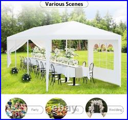 10x30' Outdoor Canopy Tent with Removable Sidewalls Gazebo Pavilion for Backya