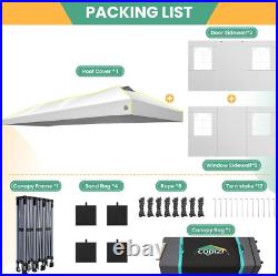 10x30' Pop Up Canopy Heavy Duty Commercial Instant Tent Waterproof Party Gazebo