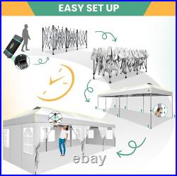 10x30' Pop Up Canopy Heavy Duty Commercial Instant Tent Waterproof Party Gazebo