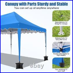 10x30 Pop up Canopy Heavy Duty Gazebo Waterproof Tent with Sidewalls & Sandbags