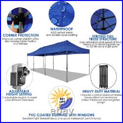 10x30 Pop up Canopy Heavy Duty Party Tent Outdoor Waterproof Commercial Gazebo/
