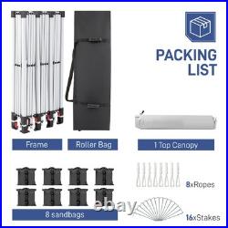 10x30 ft EZ Outdoor Pop Up Canopy Party Tent Garden Gazebo With 8 Pcs Sadbag