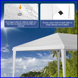 10x30 ft EZ Outdoor Pop Up Canopy Party Tent Garden Gazebo With 8 Pcs Sadbag