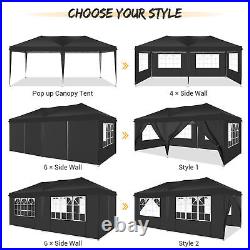 10x3020 Heavy Duty Pop Up Canopy Party Tent Waterproof Gazebo Outdoor Wedding