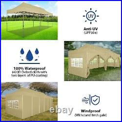 10x30FT Heavy Duty Pop Up Canopy Commercial Tent Waterproof Gazebo Outdoor