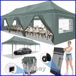 10x30FT Pop Up Canopy Wedding Commercial Heavy Duty Party Tent Gazebo Sidewalls
