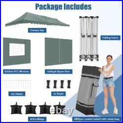 10x30FT Pop Up Canopy Wedding Commercial Heavy Duty Party Tent Gazebo Sidewalls