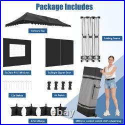 10x30FT Pop Up Canopy Wedding Commercial Heavy Duty Party Tent Gazebo Sidewalls