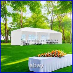 10x30ft Large Outdoor Party Canopy Sturdy Metal Spiral Tube Frame, Waterproof