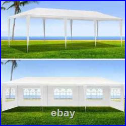 10x30ft Large Outdoor Party Canopy Sturdy Metal Spiral Tube Frame, Waterproof