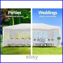 10x30ft Large Outdoor Party Canopy Sturdy Metal Spiral Tube Frame, Waterproof